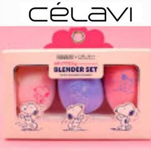 Celavi X Peanuts Snoopy Blender Set 3-PC Blender Sponges